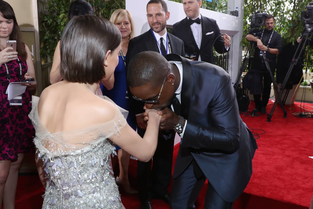 Meeting Sterling K. Brown at the 2017 Golden Globes