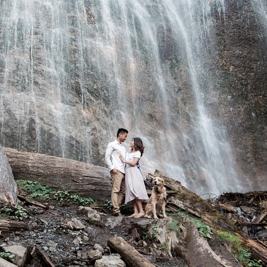 Bridal Veil Falls Engagement Shoot