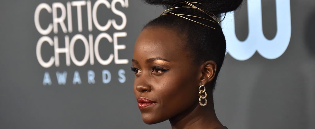Lupita Nyong'o's Hair Detail at the Critics' Choice Awards