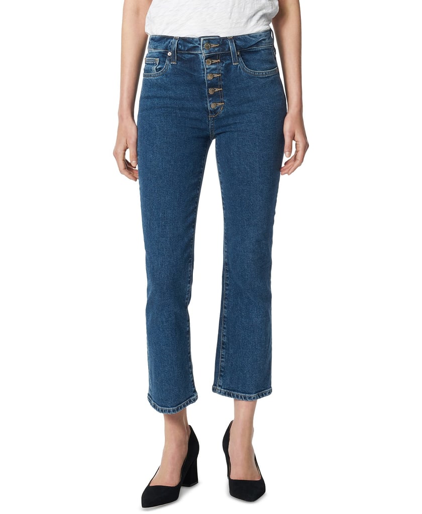 Joe's Jeans Callie Exposed-Button Straight Crop Jeans | Best Jeans For ...