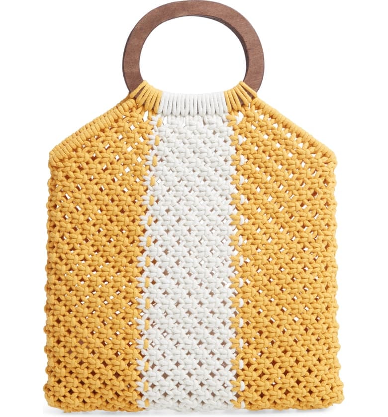 Mali + Lili Riley Stripe Knit Bag
