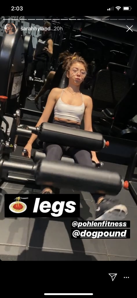 Sarah Hyland's Top 12 Leg and Butt Exercises