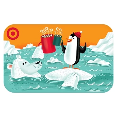 Penguin with Bear GiftCard