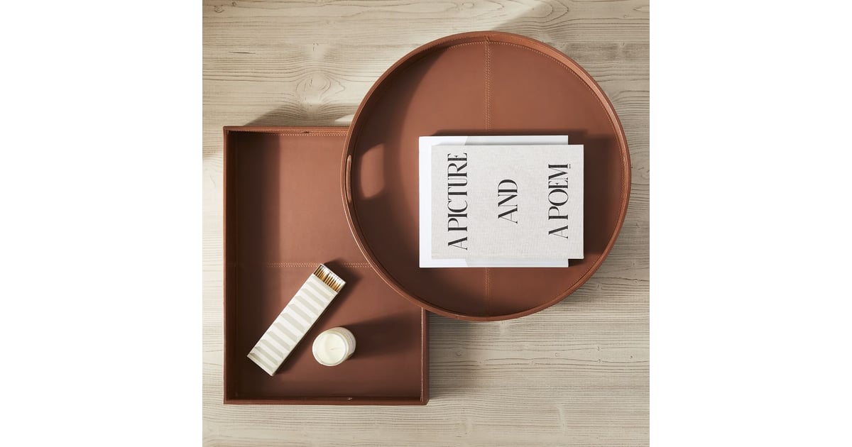 Coffee Table Trays Larsen Faux Leather Tray CoffeeTable Styling