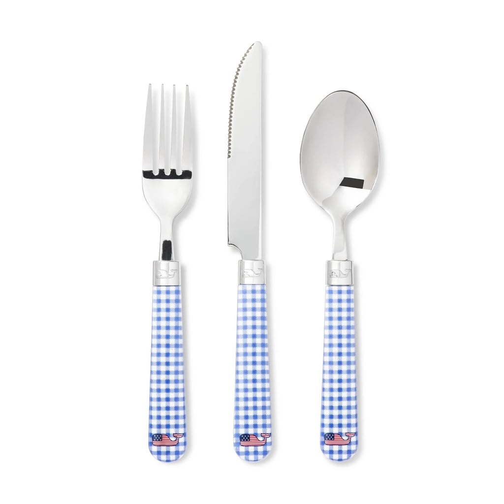 Flag Whale and Gingham Flatware Set Vineyard Vines For Target Home