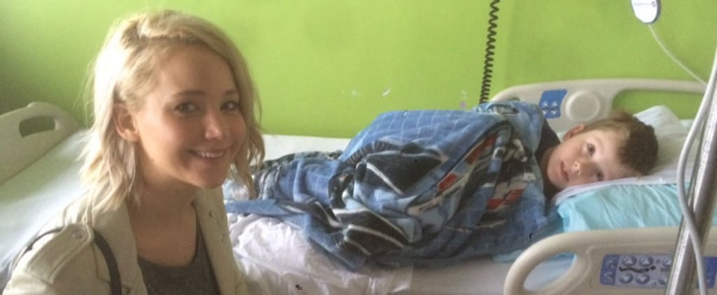 Jennifer Lawrence Visits Children's Hospital December 2015