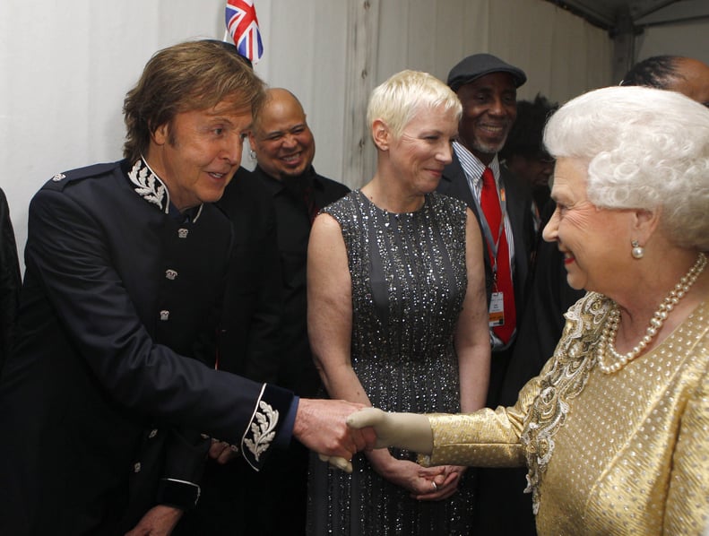 Paul McCartney and Annie Lennox, 2012