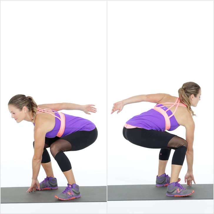180 Jump Squat NoRun Cardio Workout 20 Minutes POPSUGAR Fitness Photo 5