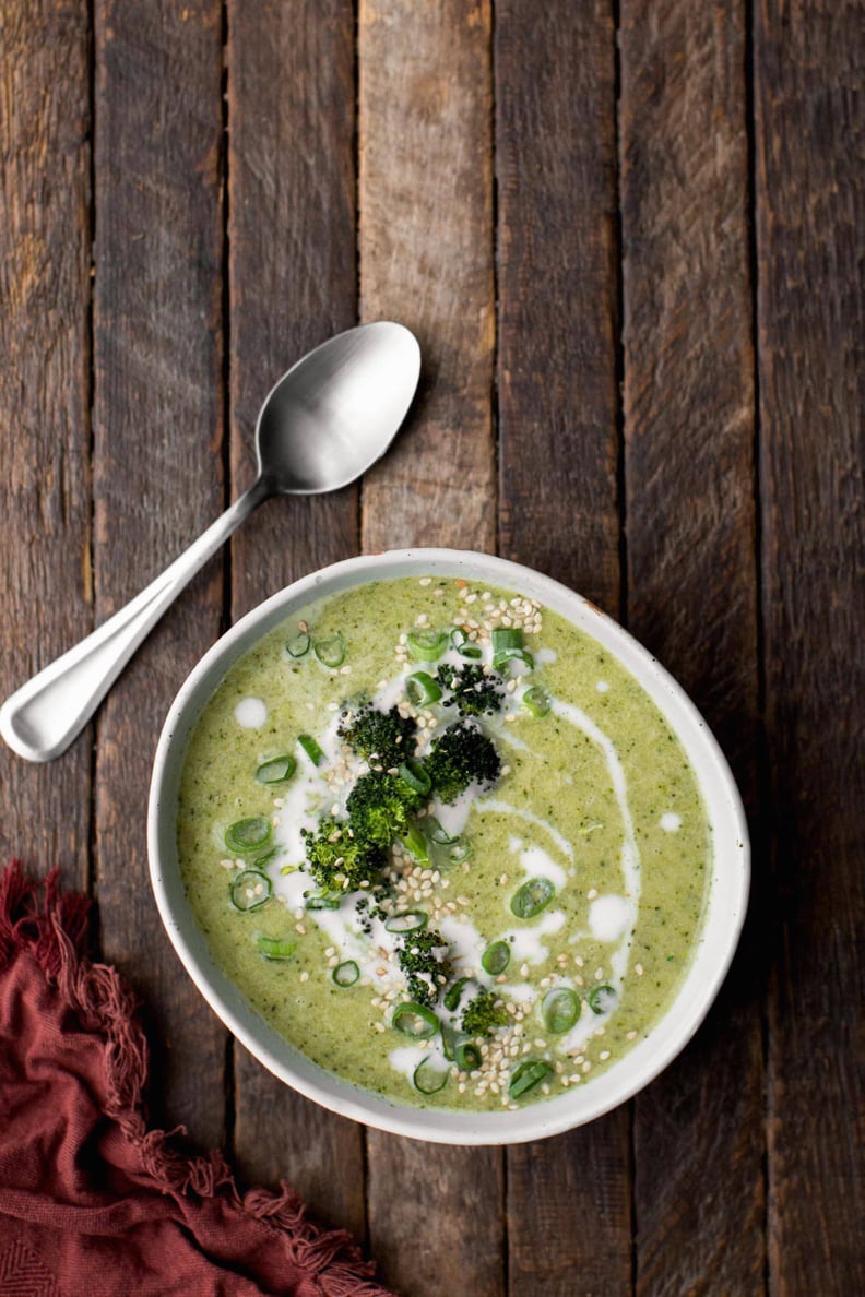 Broccoli Soup With Ginger and Lemon