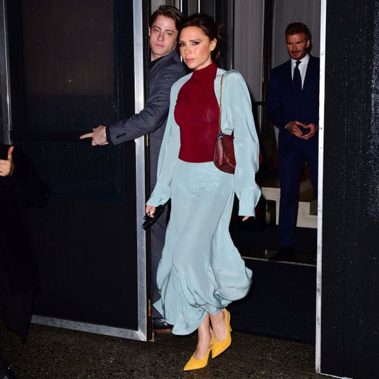 Victoria Beckham's Yellow Slingback Heels