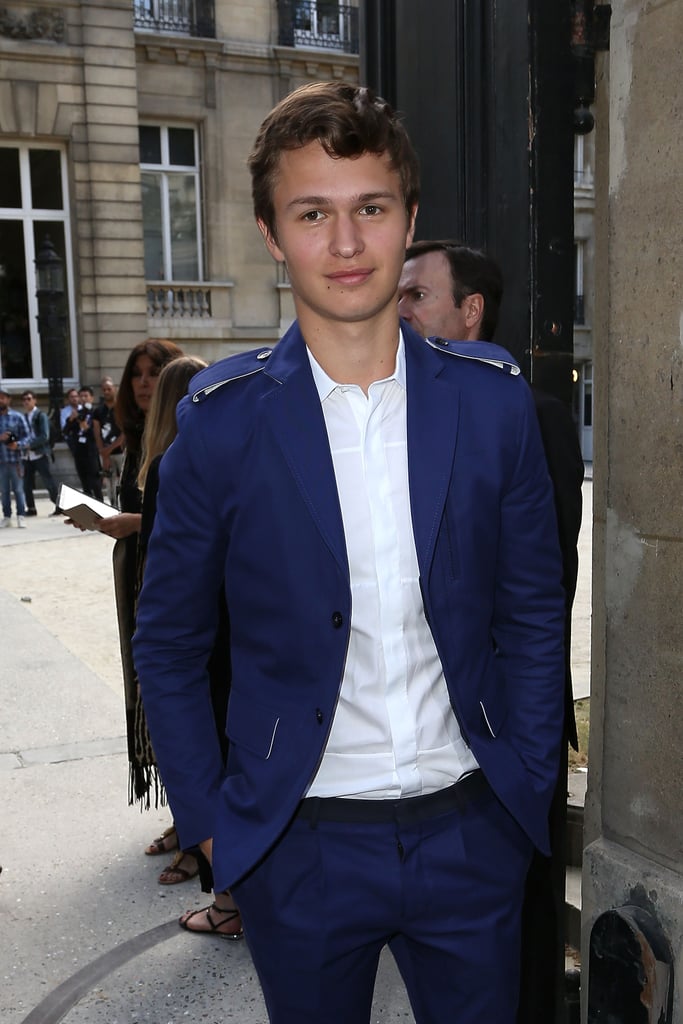 Ansel Elgort With Girlfriend Violetta Komyshan