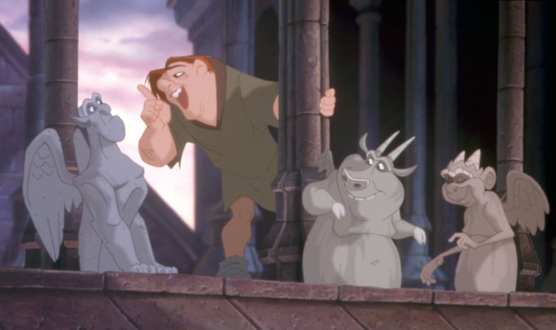 HUNCHBACK OF NOTRE DAME, Quasimodo (voice: Tom Hulce), Victor (voice: Charles Kimbrough), Hugo (voice: Jason Alexander), Laverne (voice: Mary Wickes), 1996. (c) Buena Vista Pictures/ Courtesy: Everett Collection.