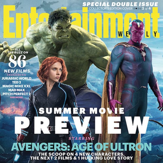 Avengers Character Vision on Entertainment Weekly Cover