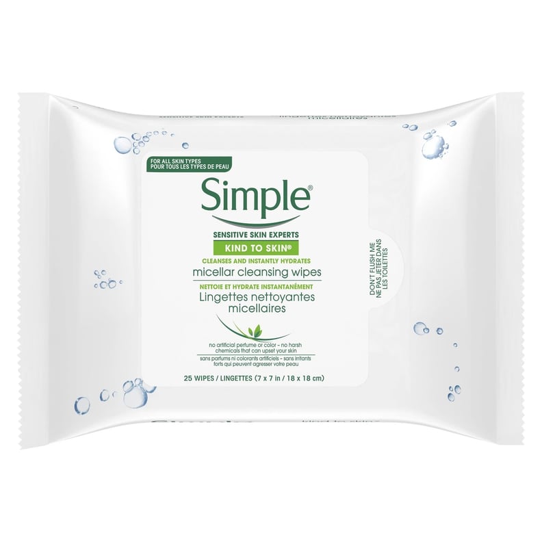 Simple Kind to Skin Micellar Makeup Remover Wipes