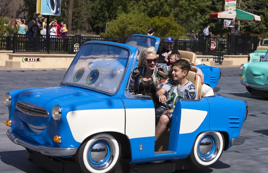 Gwen Stefani and Her Son at California Adventure May 2016