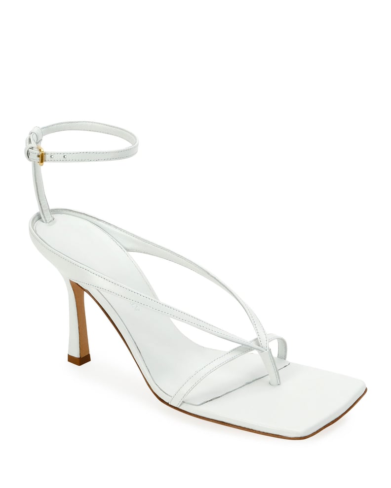 Bottega Veneta Square-Toe Thong Sandals