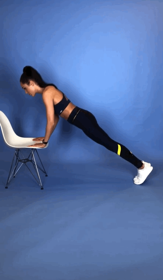 Circuit 1: Incline Push-Ups