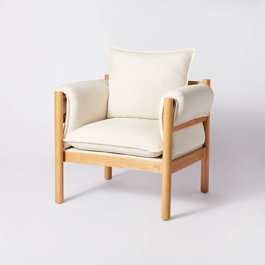 A Chair With Cosy Arms: Threshold designed with Studio McGee Arbon Dowel Accent Chair