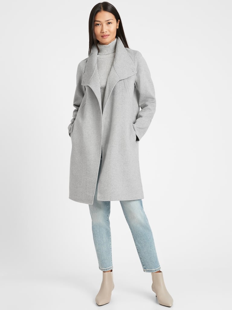 Banana Republic Double-Faced Cocoon Coat | Best Cyber Monday Sales and ...
