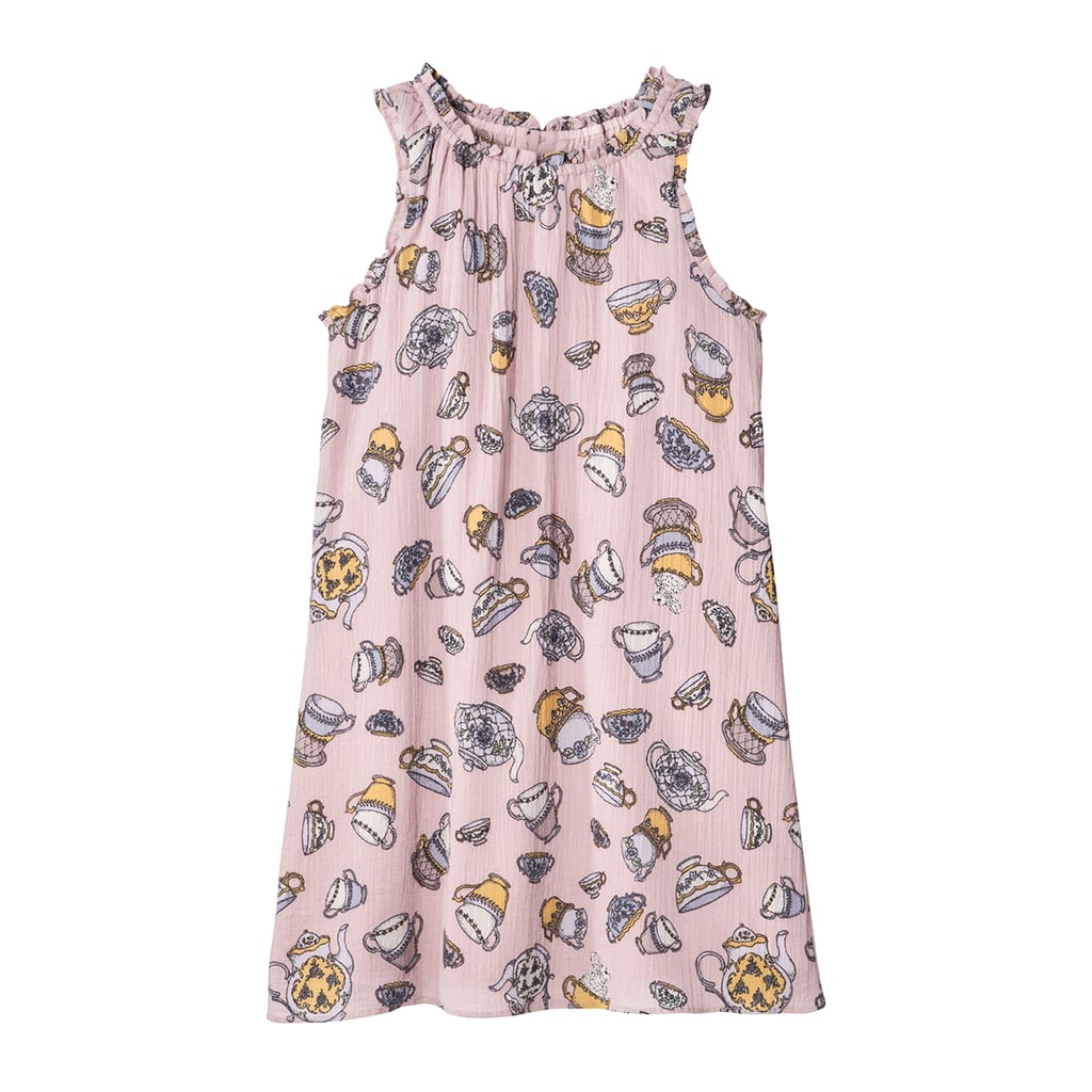 Girls' Blush Tea Party Printed Dress ($20)