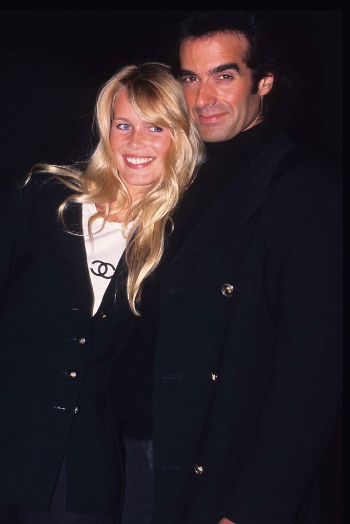 Claudia Schiffer and David Copperfield