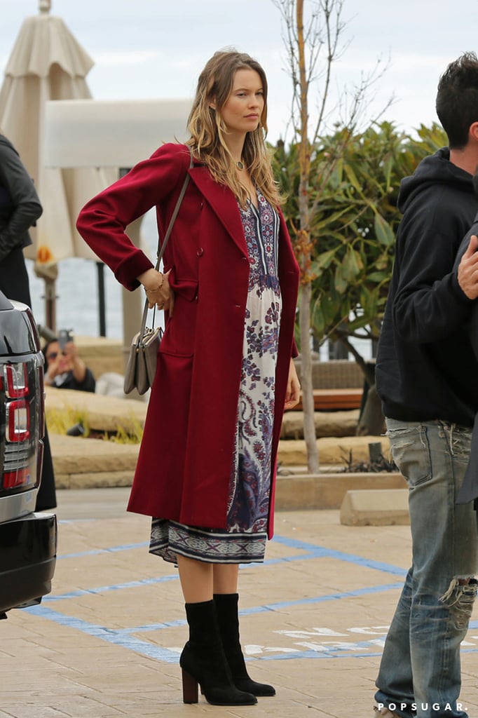 Behati Prinsloo Paisley Dress Pregnant May 2016