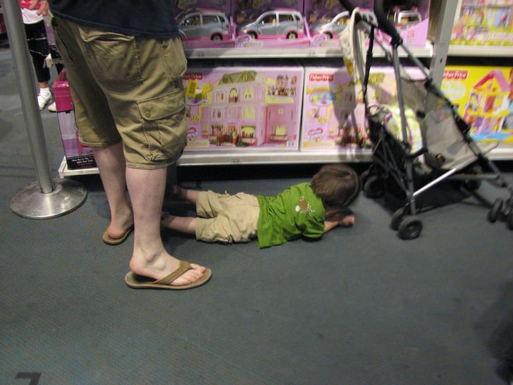 Why do they lie on the floor in public places? Strange Things Kids do