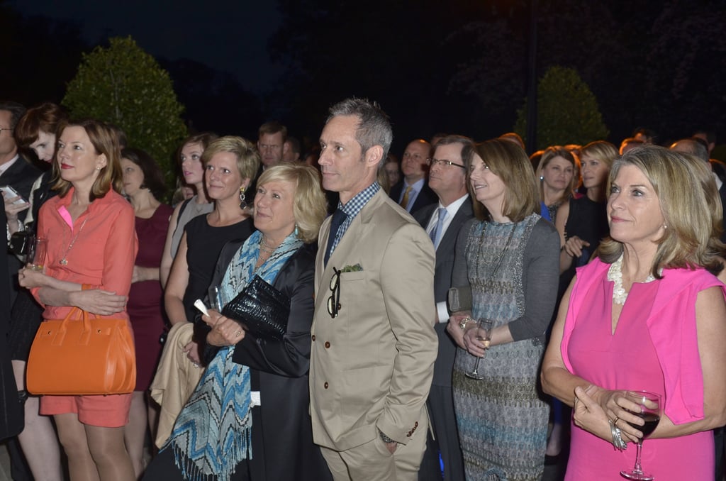 Husband and wife and House of Cards costars Michael Gill and Jayne Atkinson stayed close at the Capitol File event on Friday.