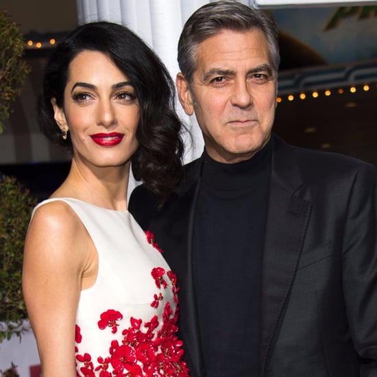 George and Amal Clooney on Hail, Caesar! Red Carpet