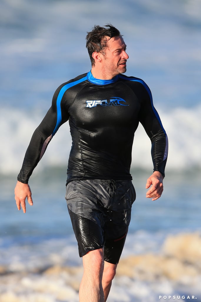Hugh Jackman Surfing in Australia | Pictures