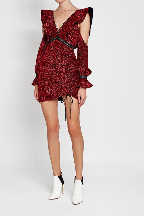 Self-Portrait Devoré Dress
