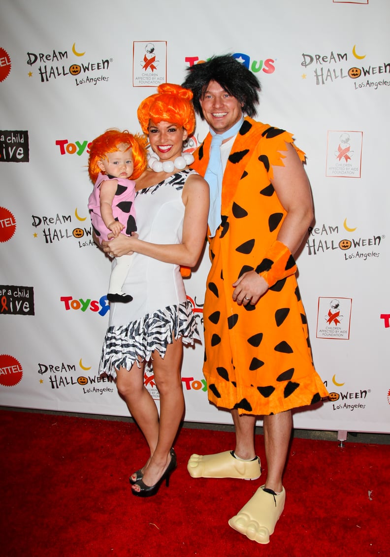 Melissa Rycroft and Her Family as the Flintstones