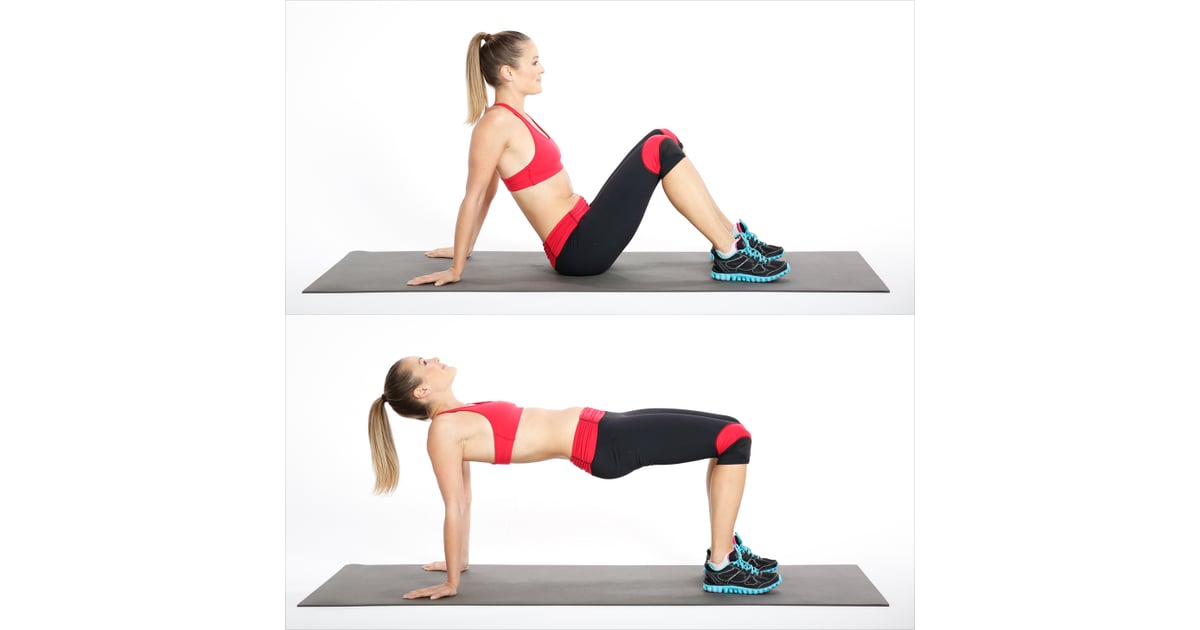 Upper and Lower Body Reverse Plank Bridge Best Bodyweight Exercises