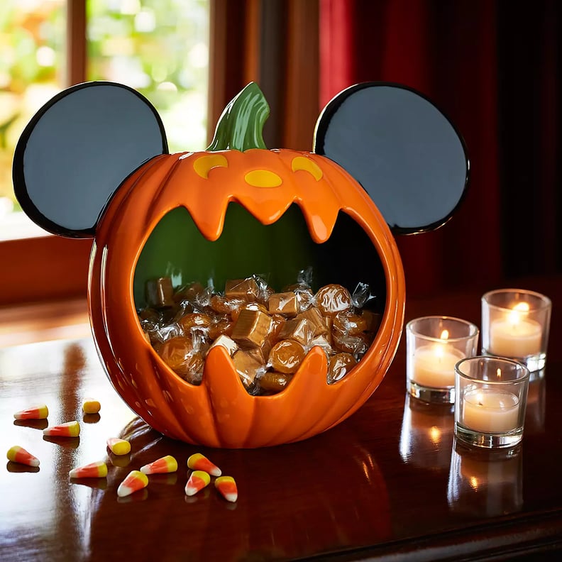 Mickey Mouse Halloween Jack-o'-Lantern Pillow