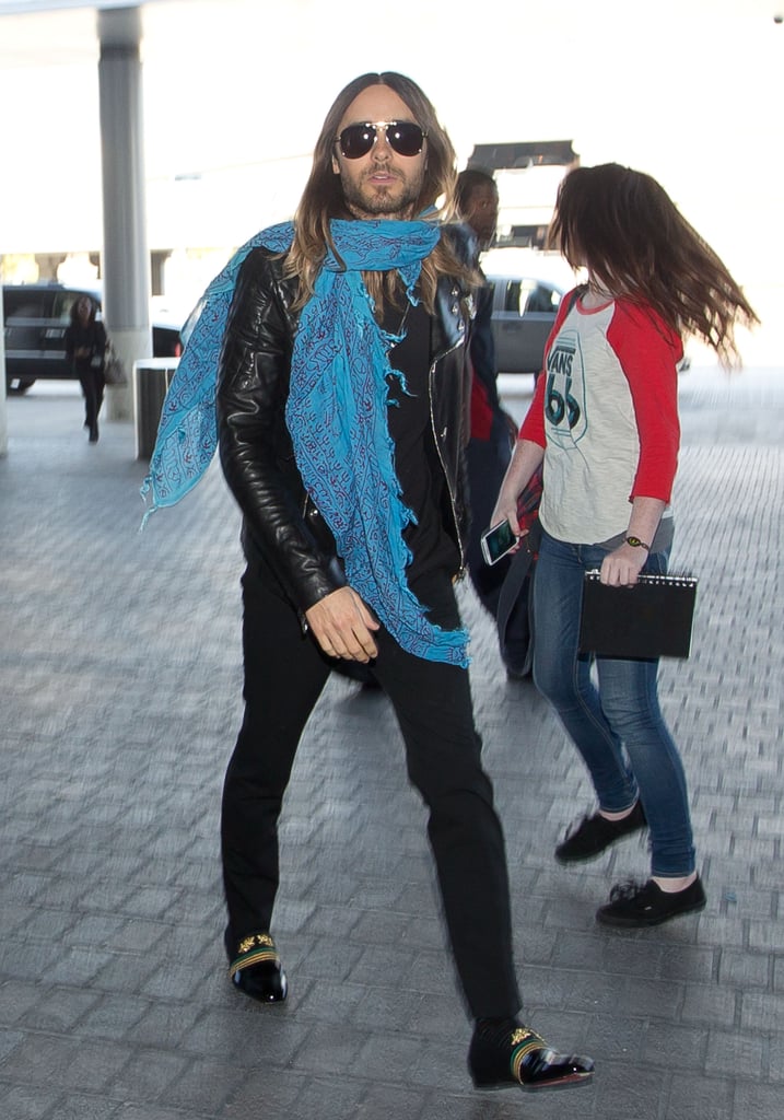 Jared Leto knows the value of a pop of color, are we right?