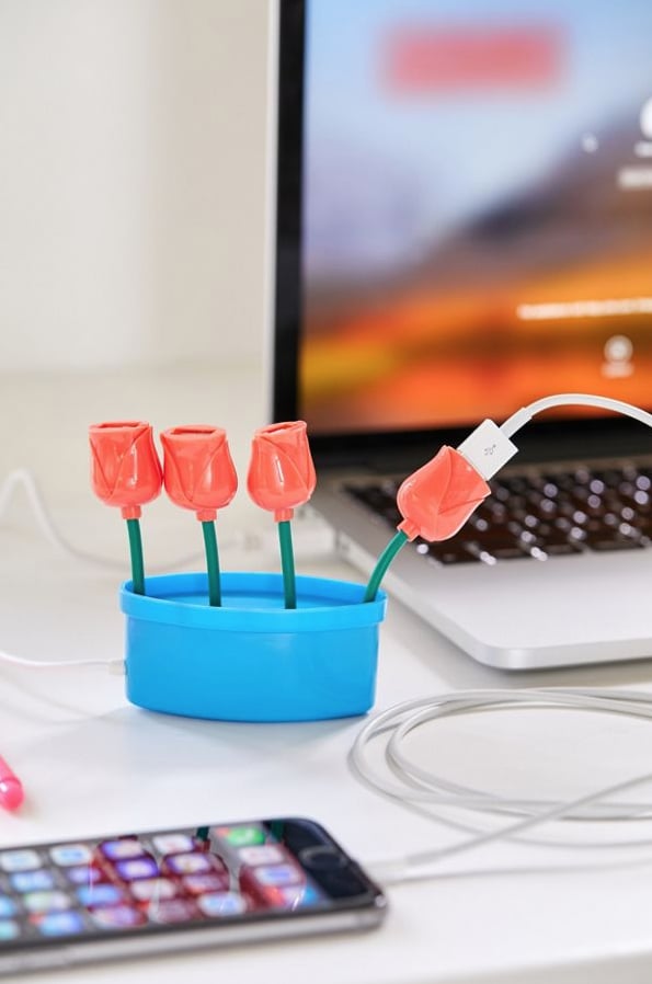 Flower Power USB Charging Station