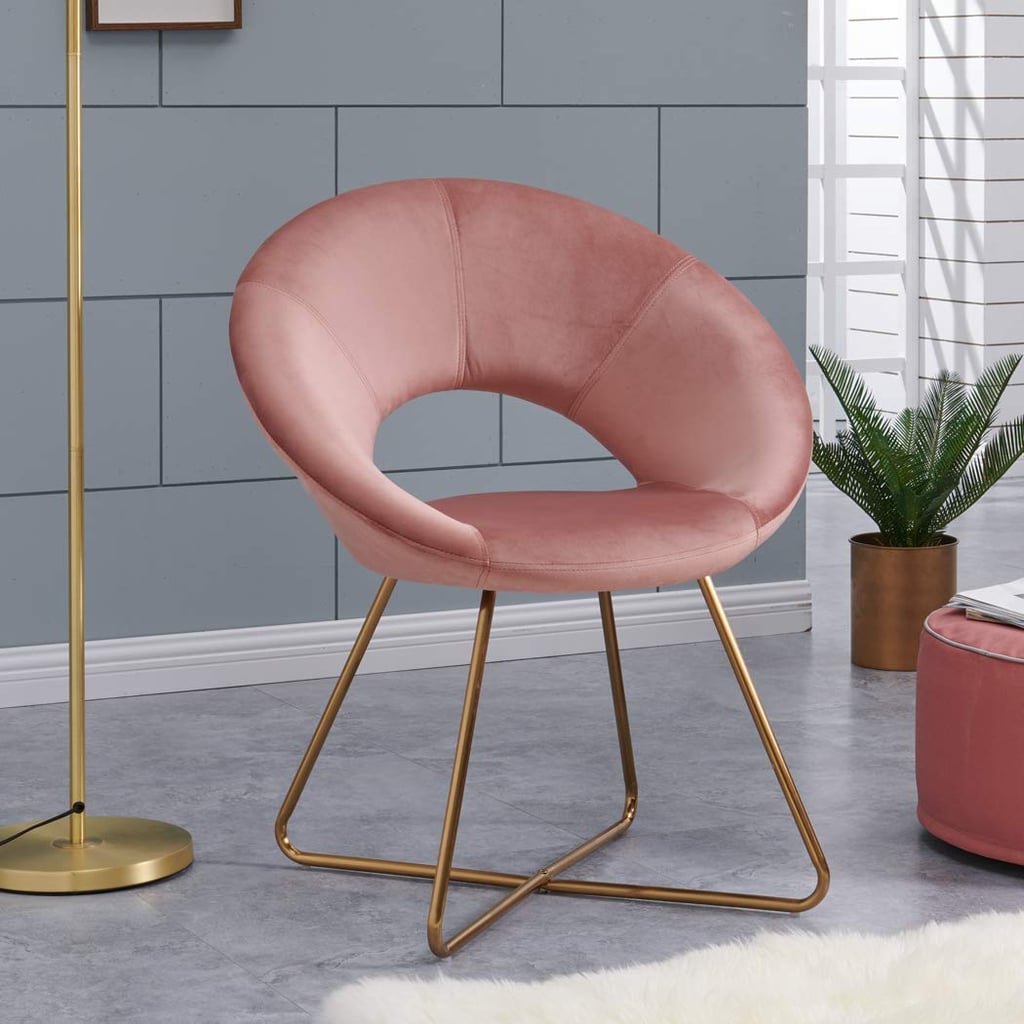 Contemporary Modern Velvet Chair