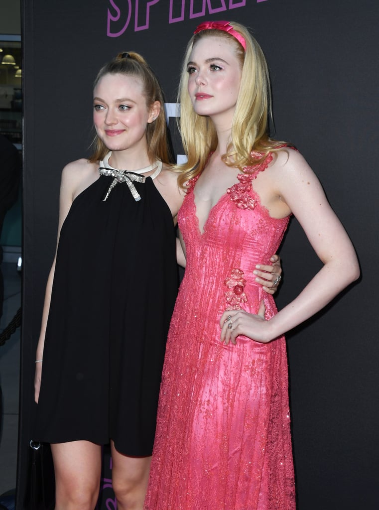 Dakota and Elle Fanning at Teen Spirit Premiere April 2019