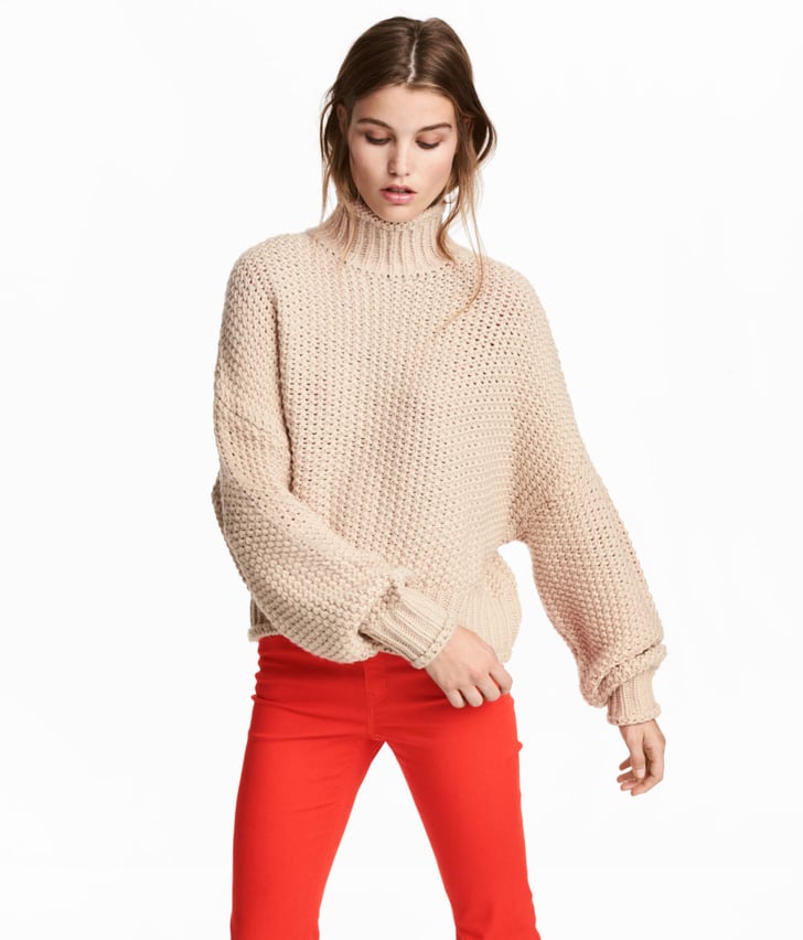 H&M ChunkyKnit Sweater Fall Sweaters H&M 2017 POPSUGAR Fashion