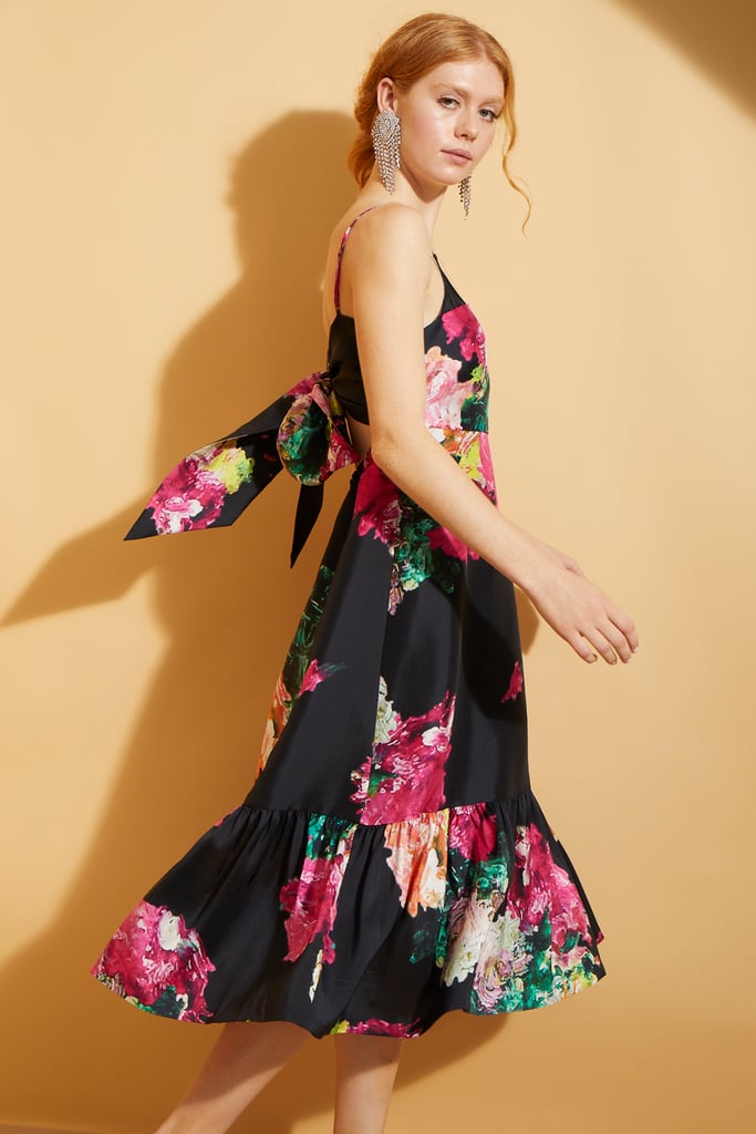 Hope For Flowers Abstract Floral Tie-Back Dress
