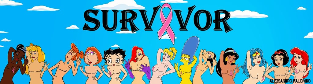 Disney Princesses and Cartoons as Breast Cancer Survivors