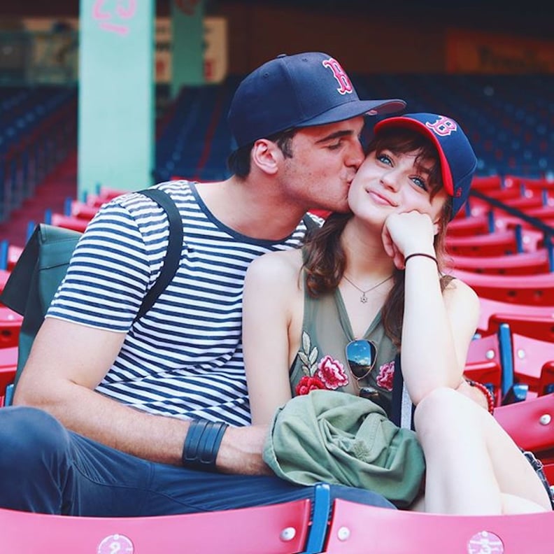 jake short and his girlfriend kissing