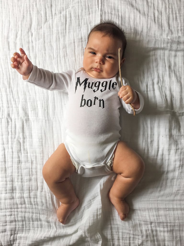 Mom's Weekly Photo Shoot of Punny Onesies
