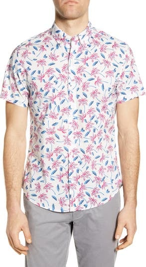 Bonobos Riviera Slim Fit Tropical Short Sleeve Button-Down Shirt