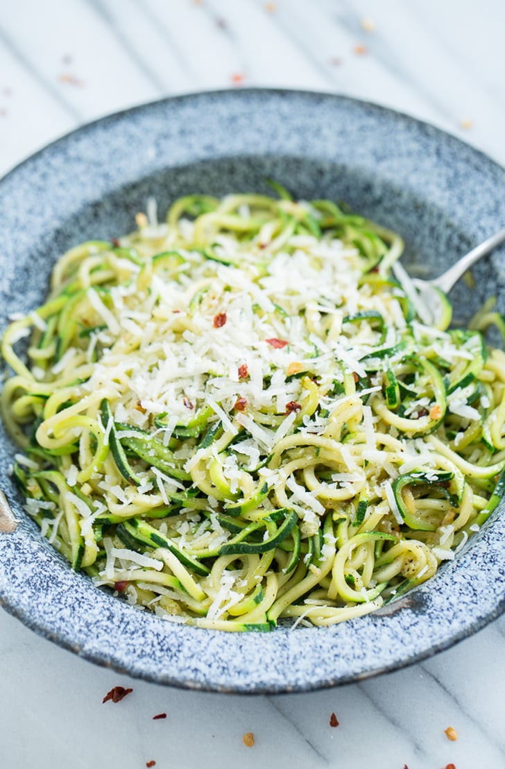 Zucchini Noodles Aglio, Olio, e Pepperoncino | Vegetable Noodles ...
