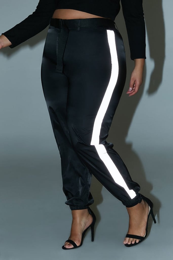 SBelted Contrast Wind Track Pants