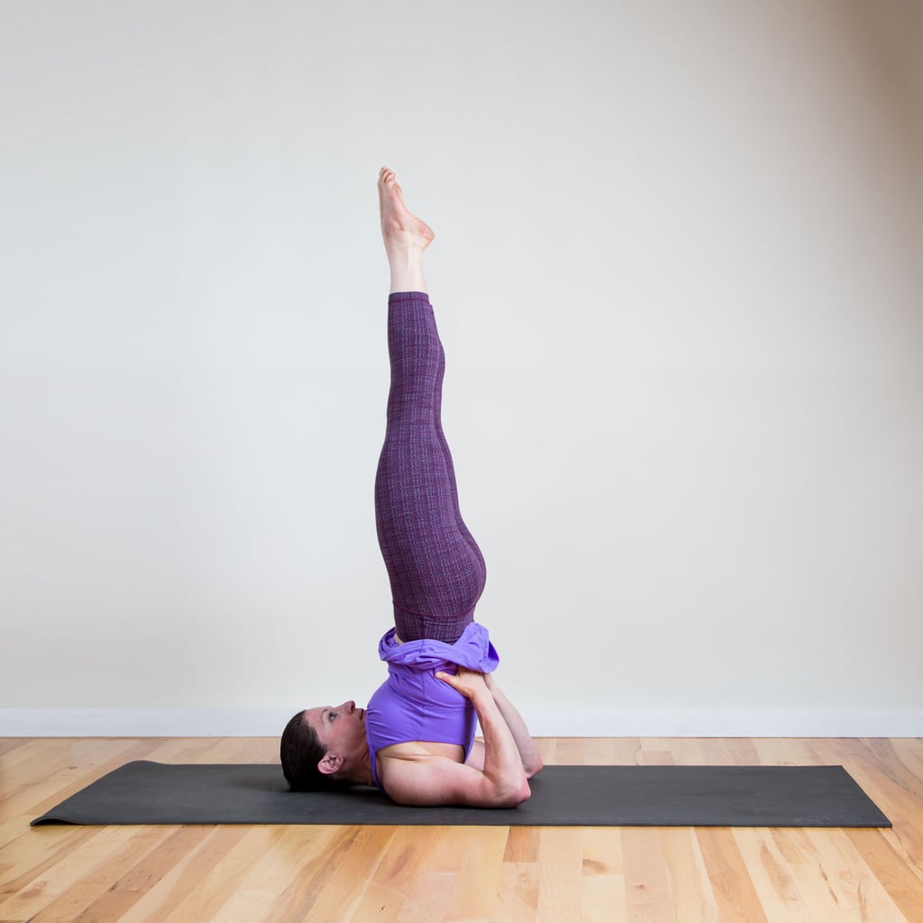 How to Warm Up for and Do a Shoulder Stand Yoga Pose