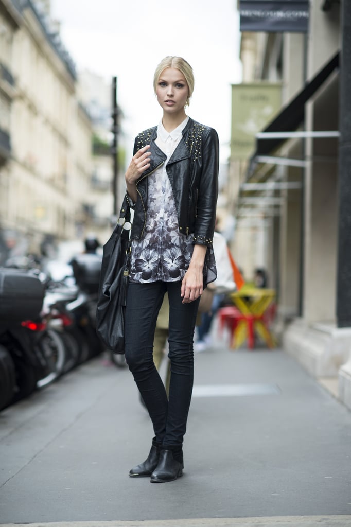 Some things, like classic black skinnies and a sharp jacket, never go out of style.
Source: Le 21ème | Adam Katz Sinding