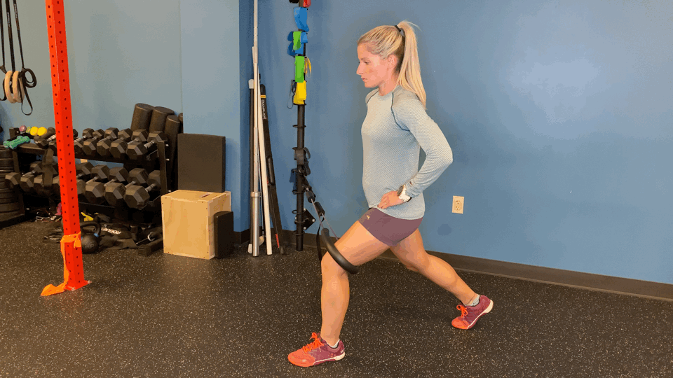 Banded Split Squat