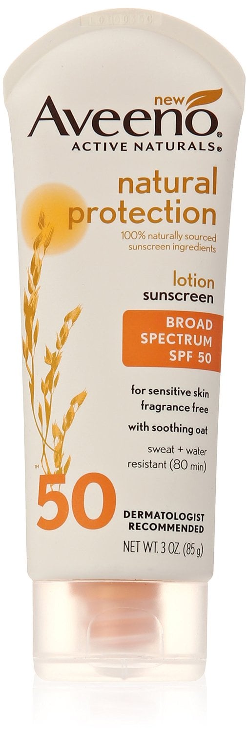 Aveeno SPF 50 Natural Protection Sunscreen Lotion